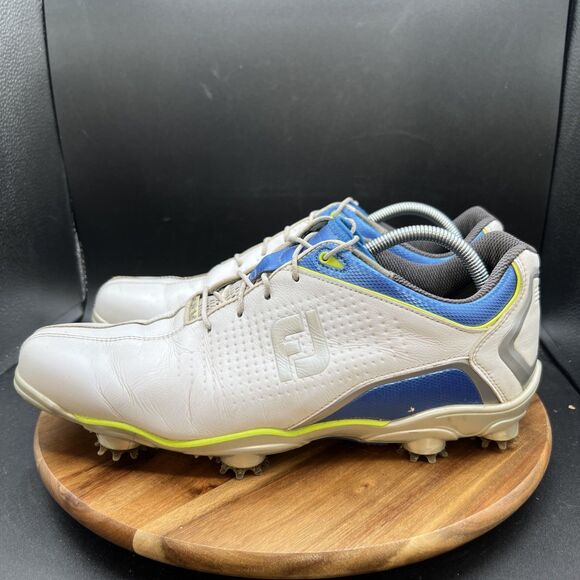 Footjoy DNA Helix Men’s Size 11.5 M Golf Shoes Soft Spike 53342 Sneakers White